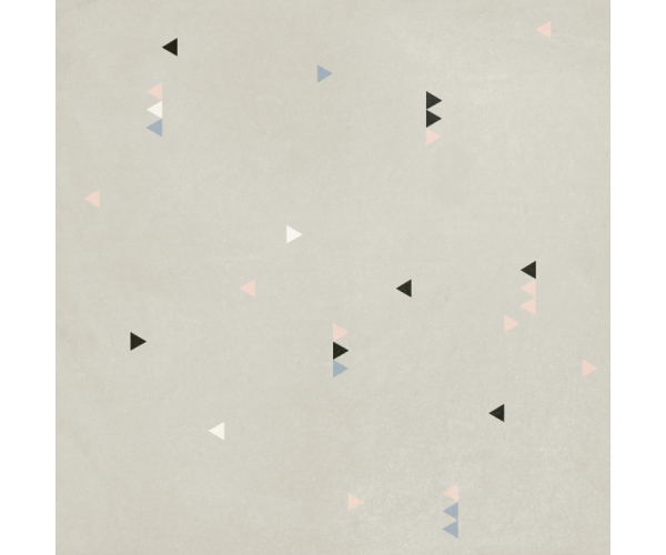 Vzorovaná dlažba 41zero42 Futura Triangles 15x15 - šedá