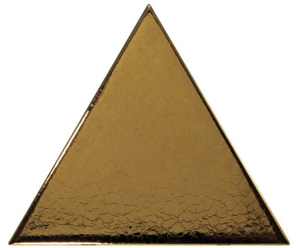 Obklad Equipe Scale Triangolo Metallic 10,8x12,4 - zlatá