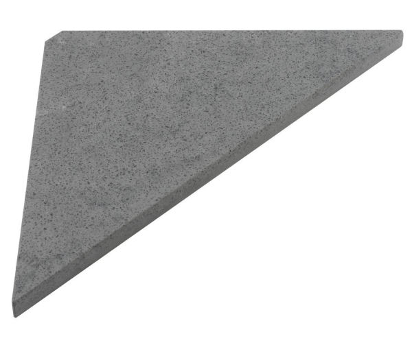 Sapho Abeline Rohová Polička Rockstone 200x200mm, Concrete
