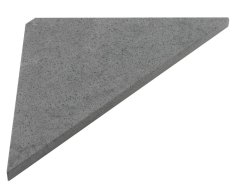 Sapho Abeline Rohová Polička Rockstone 200x200mm, Concrete
