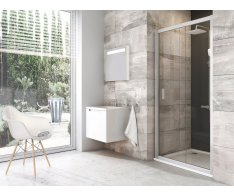 Sprchové dveře Blix BLDP2 - BLDP2 110, lesk+transparent