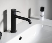 Sapho Ultrasan Stojánková Umyvadlová Baterie Střední, černá Mat