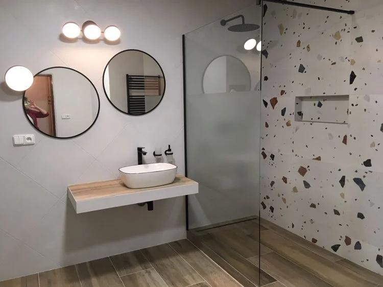 Realizace Inspirace od naší zákaznice - kouzelná koupelna v penzionu ve Špindlerově Mlýně