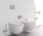Držák s nádobou a WC štětkou Chrome - CR 410.00CR Držák s WC štětkou a nádobkou, chrom X07P196