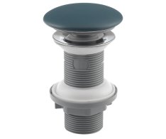 Isvea Umyvadlová Výpust 5/4“, Click-clack, Keramická Zátka, 20-70mm, Zelená Petrol