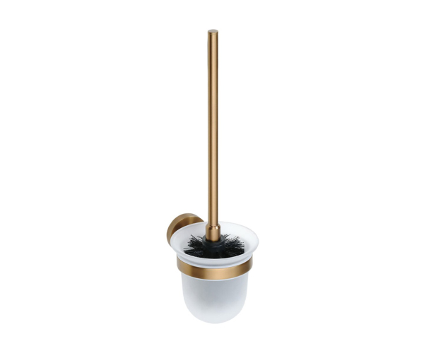 Sapho X-round Copper Wc štětka Závěsná, Mléčné Sklo, Měď Mat