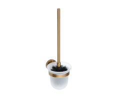 Sapho X-round Copper Wc štětka Závěsná, Mléčné Sklo, Měď Mat