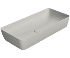 Gsi Nubes Keramické Umyvadlo Na Desku 80x40cm, Cenere Mat