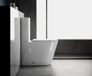 Sapho Avis Wc Kombi, Vortex Rimless, Spodní/zadní Odpad, Bílá
