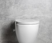 Isvea Infinity Cleanwash Závěsná Wc Mísa, Integrovaná Baterie A Bidet. Sprška, Rimless, 36,5x53cm, Bílá