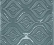 Vzorovaný dekor Aleluia Urban Atelier Decor Glam Atlantico 10x10 - tyrkysová
