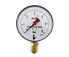 Klum Tlakoměr 100 Mm, 0 - 6bar, Spodní Vývod 1/2"