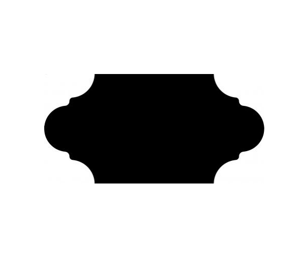 Dlažba Codicer Provenzal Basic Black 16 x 33 - černá