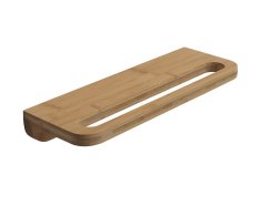 Gedy Himalaya Polička S Držákem Ručníků 400x145mm, Bambus