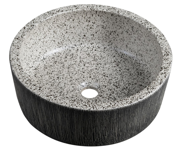 Sapho Priori Keramické Umyvadlo Na Desku, ø 41cm, Granit
