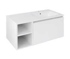 Sapho Lorea Skříňka 100x46x51,5cm (30p+70cm), Pravá, Bílá Mat