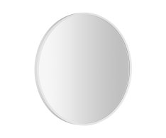 Sapho Notion Slim Kulaté Zrcadlo V Rámu ø 50cm, Bílá Mat