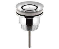Sapho Umyvadlová Výpust 5/4“, Neuzavíratelná, Design Zátka, 3-65mm, Chrom
