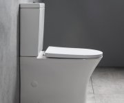 Bruckner Leon Wc Kombi, Rimless, Spodní/zadní Odpad, Bílá