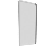 Nofer Dělící Stěna Mezi Urinály 50x680x350 Mm, Nerez Mat