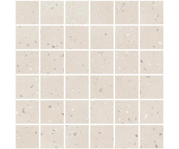 Mozaika jako terrazzo Sant Agostino Deconcrete Mosaico De-Micro Sand 30x30 - béžová
