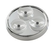 Gedy Kosmetické Zrcátko S Přísavkami, ø 150mm, Chrom