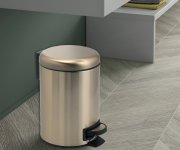 Gedy Potty Odpadkový Koš 5l, Soft Close, Zlato Mat