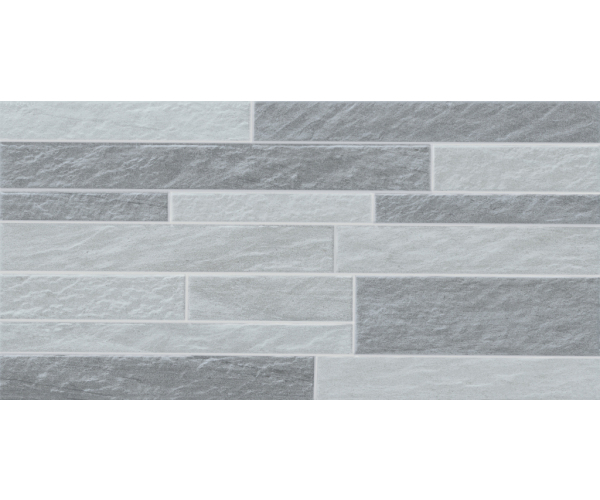 Dlažba jako beton Polis Montagne Zermatt/St. Moritz Briquette 30,5x61 - šedá