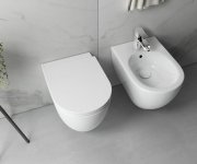 Isvea Infinity Bidet Závěsný, 36,5x53cm, Bílá