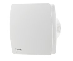 Sapho Lex Koupelnový Ventilátor Axiální S časovačem, 15w, Potrubí 100mm, Bílá