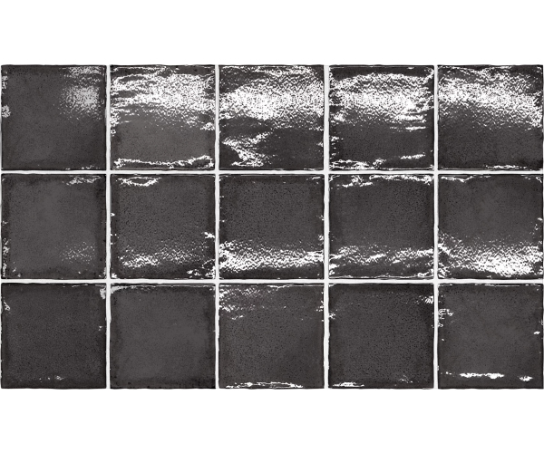 Retro obklad Equipe Altea Black 10x10 - černá