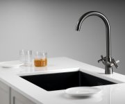 Sapho Xella Stojánková Dřezová Baterie, Gun Metal