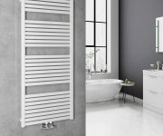 Aqualine Tondi Otopné Těleso Rovné 600x1330 Mm, Středové Připojení, Bílá