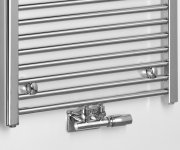 Aqualine Alya Otopné Těleso Rovné 600x1600mm, Středové Připojení, Chrom