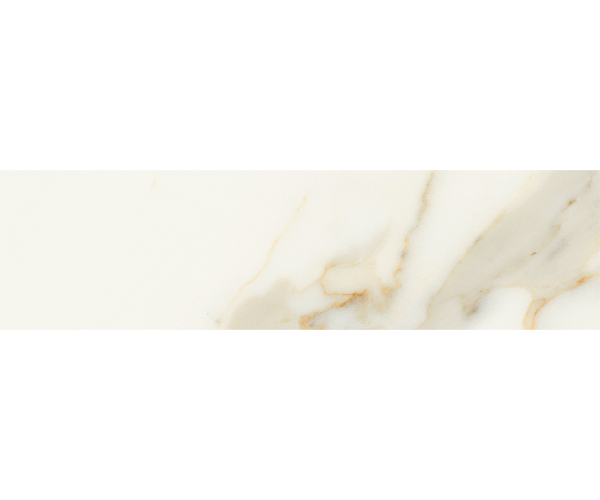 Obklad jako mramor Marca Corona Scultorea Miniature Calacatta Oro Fino 6x24 Velvet - bílá
