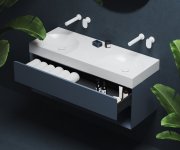 SD Lite 120 skříňka pod umyvadlo - SD Lite 120 skříňka pod umyvadlo Deepsea Blue X000001869