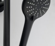 Sapho Sprchová Souprava, Posuvný Držák 700mm, černá Mat