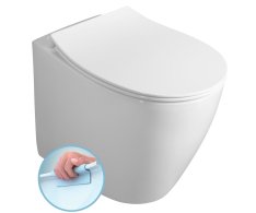 Isvea Sentimenti Wc Mísa Stojící, Rimless, 36x52 Cm, Spodní/zadní Odpad, Bílá
