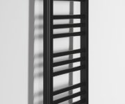 Bruckner Albrecht Otopné Těleso 400x930 Mm, Středové Připojení, černá Mat