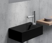 Gsi Kube X Keramické Umývátko 40x23cm, Pravé/levé, černá Mat