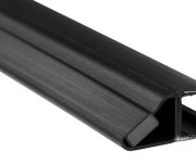 Polysan Magnetické Těsnění 45° 8/8mm Skla, černá