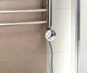 Aqualine Topná Tyč S Termostatem, Rovný Kabel, 600 W, Chrom