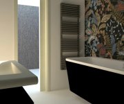 Vzorovaný dekor APE Silk Decor Set (3) ABC Biba Graphite 40x120