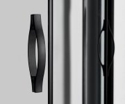 Gelco Sigma Simply Black čtvrtkruhová Sprchová Zástěna 1000x1000 Mm, R550, čiré Sklo