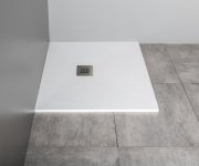 Gelco Mitia Sprchová Vanička Z Litého Mramoru, Obdélník 120x90cm, Bílá