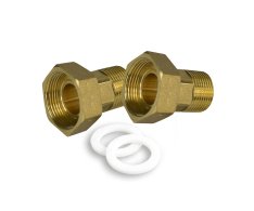 Klum šroubení K Vodoměru S Těsněním - 2 Ks, 3/4"