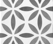 Retro dlažba Tonalite Aquarel Decoro Stars Grigio 15x15 MIX