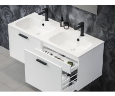 Dvojumyvadlo Chrome Slim 120 - Dvojumyvadlo Chrome Slim 120, s otvory pro baterie, s přep