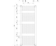 Aqualine Orbit Otopné Těleso S Bočním Připojením 750x1320 Mm, Bílá