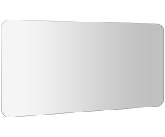 Sapho Ishape Zrcadlo S Broušenou Hranou 120x60cm, Zakulacené Rohy, Cu Free